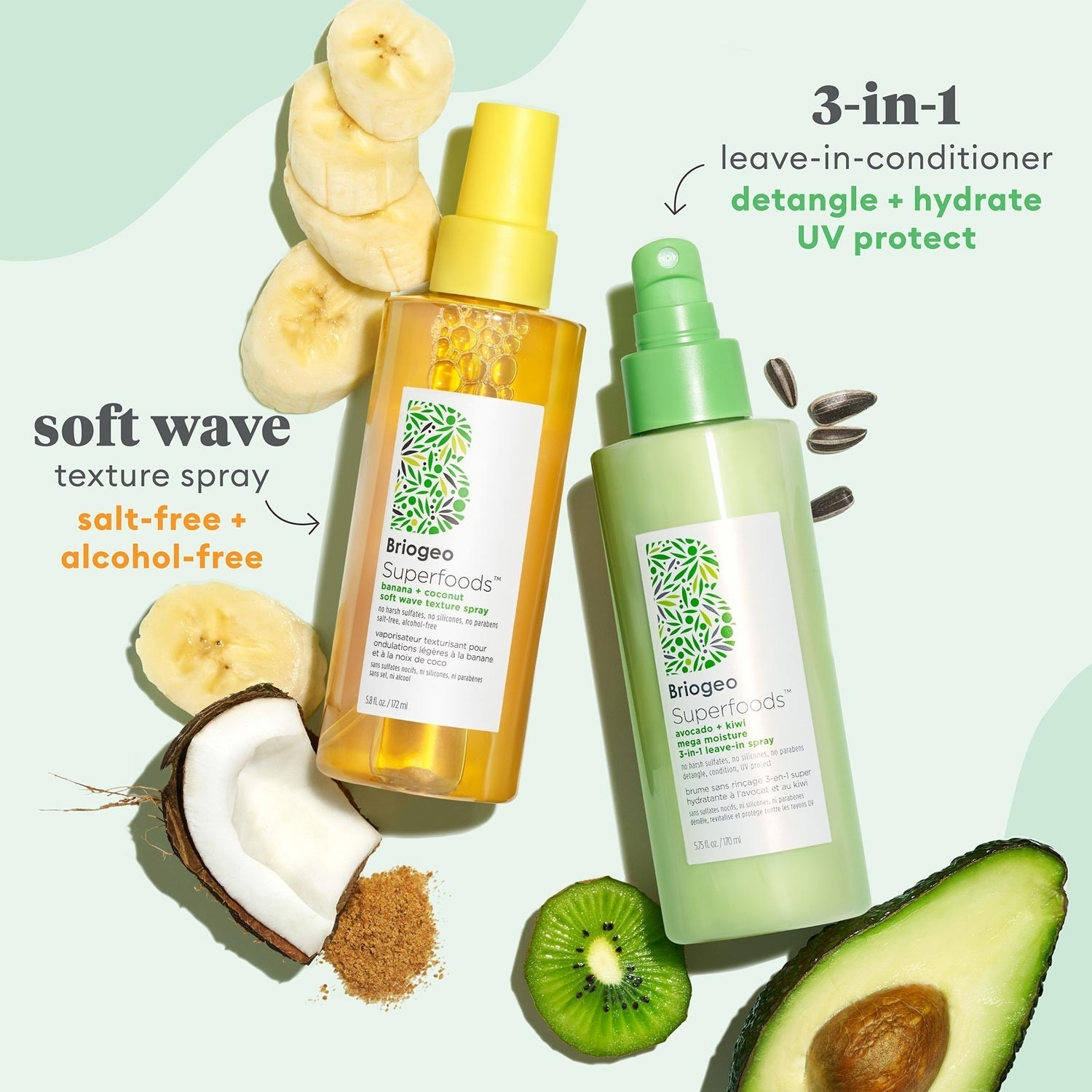 Avocado + Kiwi Mega Moisture 3-in-1 Leave-In Spray