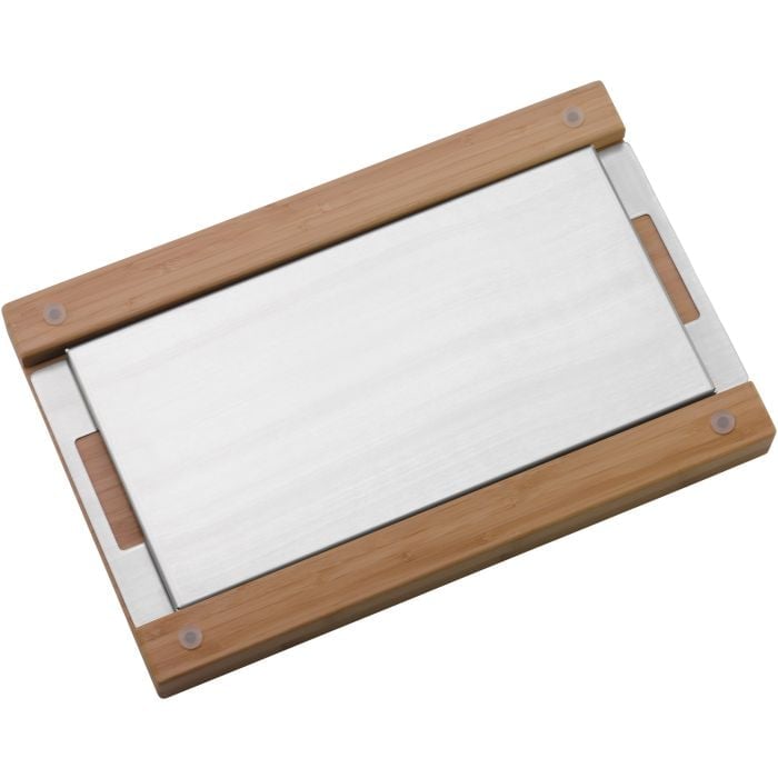 Smart Storage Brotschneidebrett mit Auffangschale Schneidebrett, 44 x 27 cm