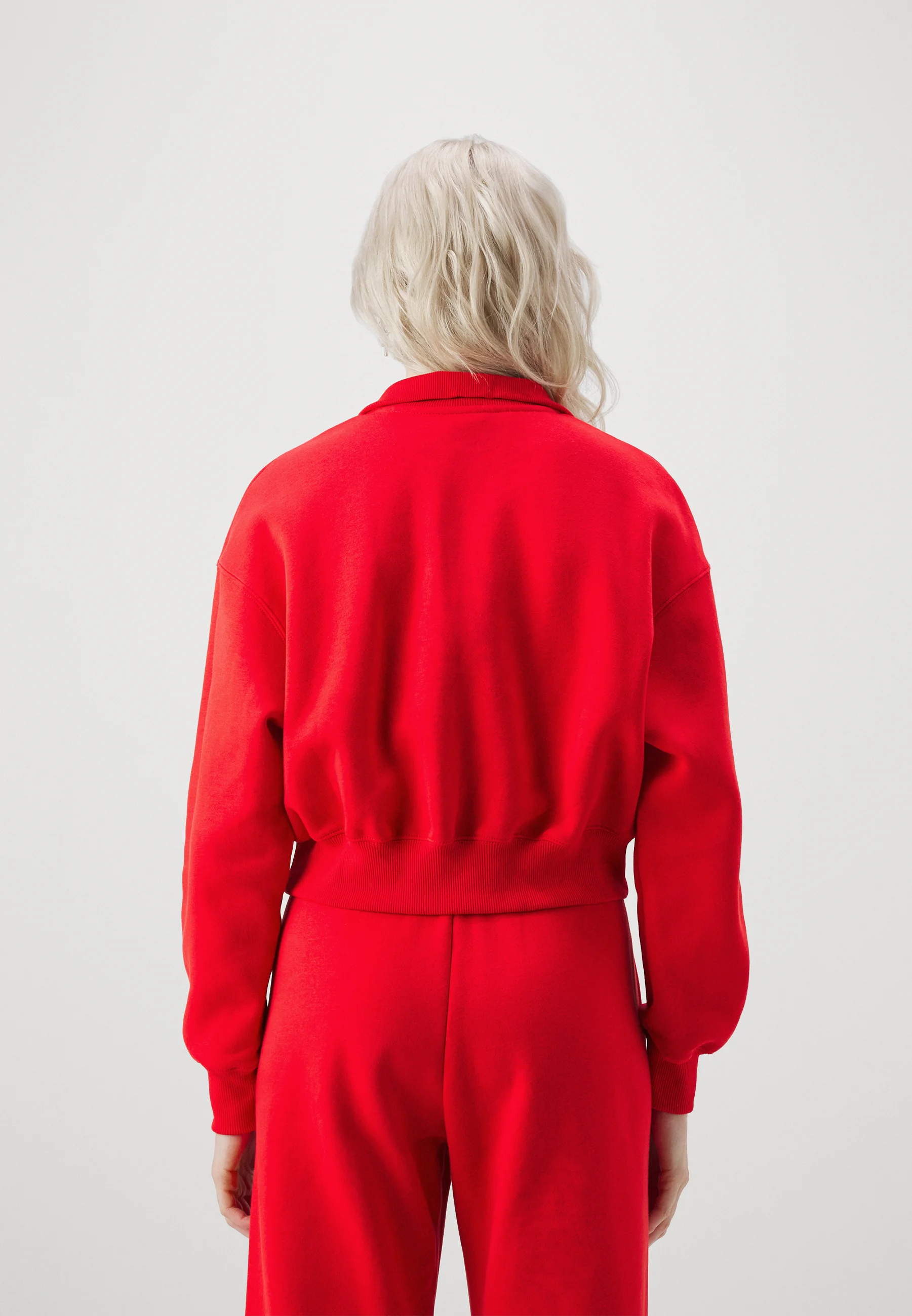 Nike Sportswear W NSW PHOENIX FLC QZ CROP - Sudadera