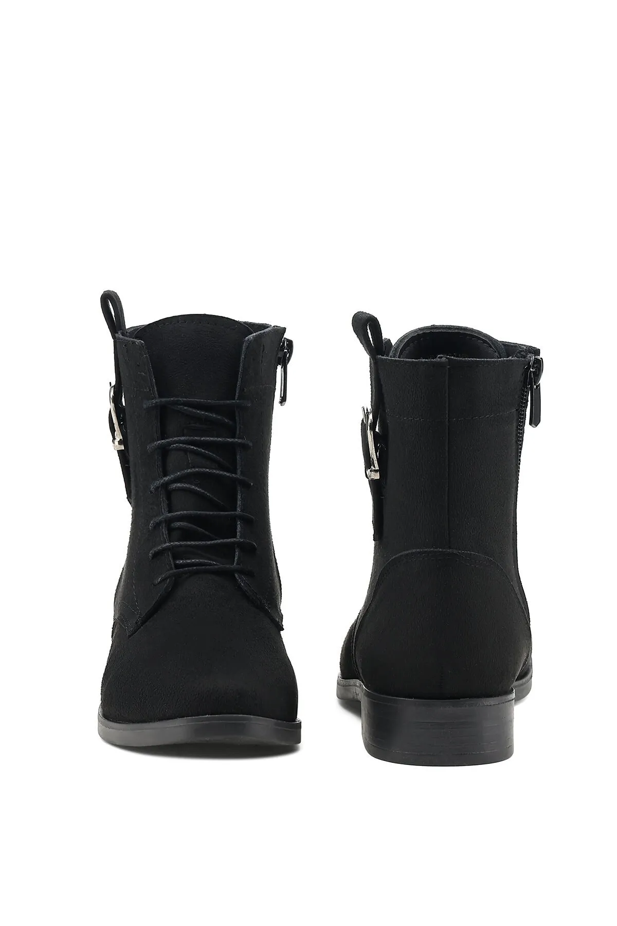 İnci  Stiefelette - Schwarz - Flacher Absatz