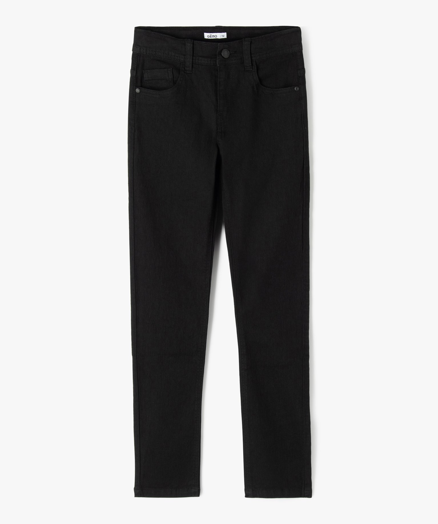 Jean coupe skinny 5 poches Garçon denim | GEMO