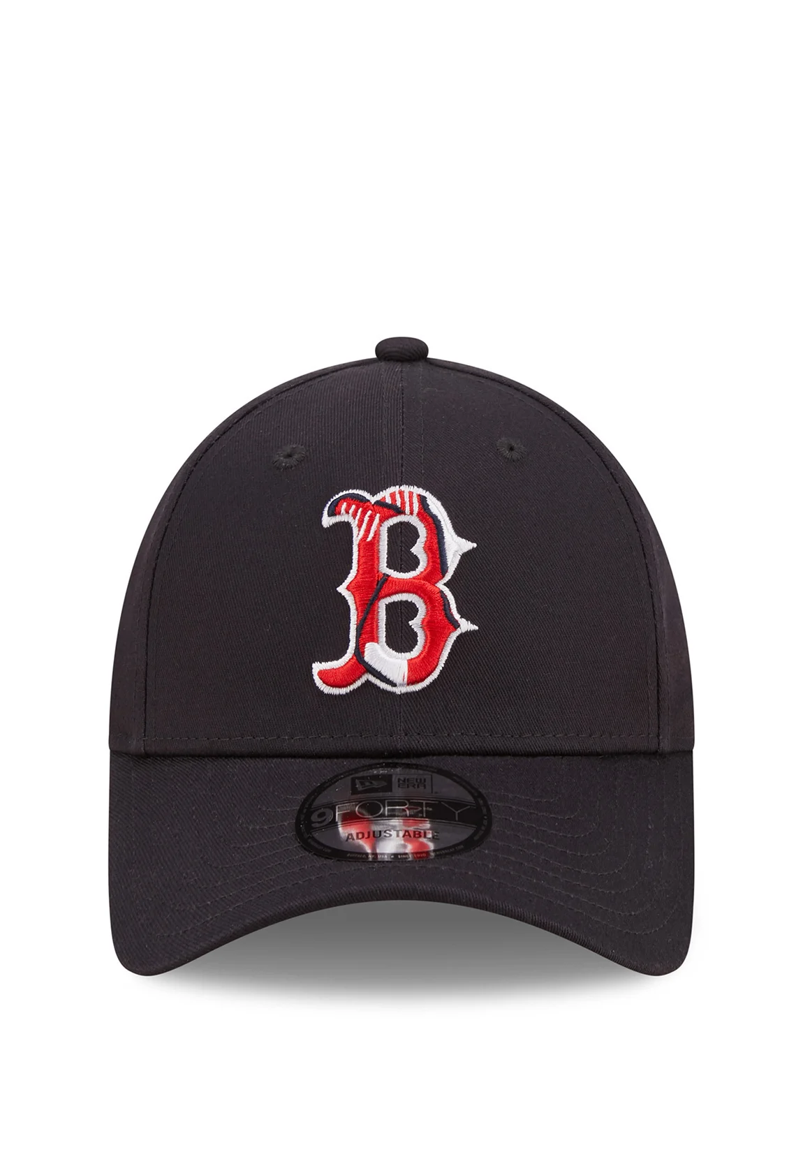 Gorra ajustable New Era 9FORTY con relleno del logotipo del equipo Boston Sox