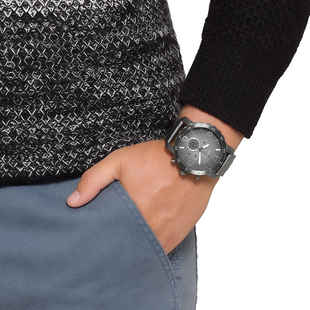 Fossil Chronographe Acier inoxydable Montre