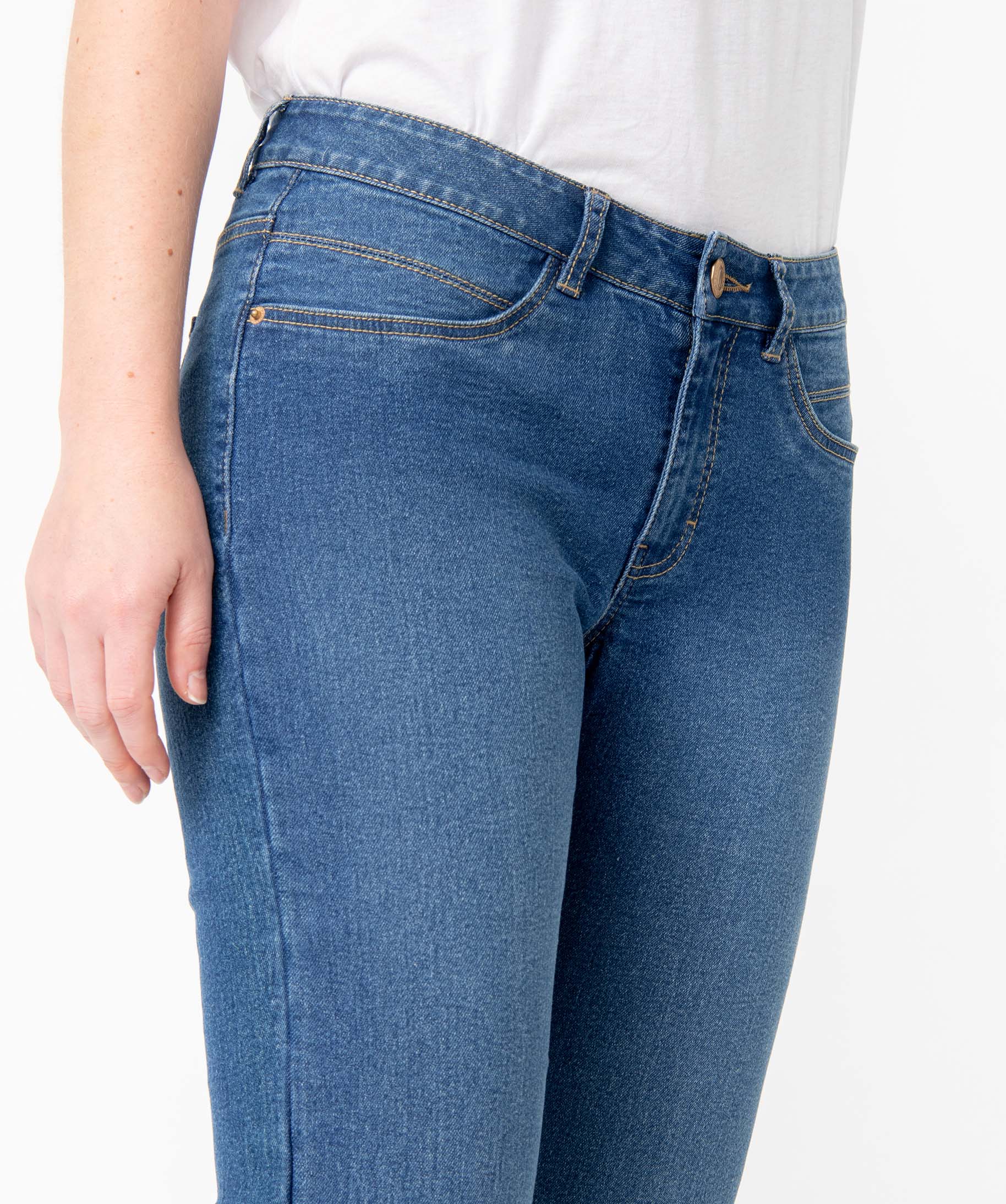 Jean femme coupe Regular stretch stone | GEMO