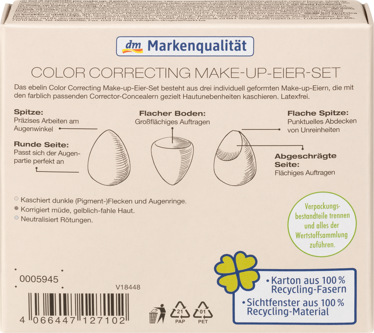 Make-up Ei Color Correcting 3tlg, 3 St