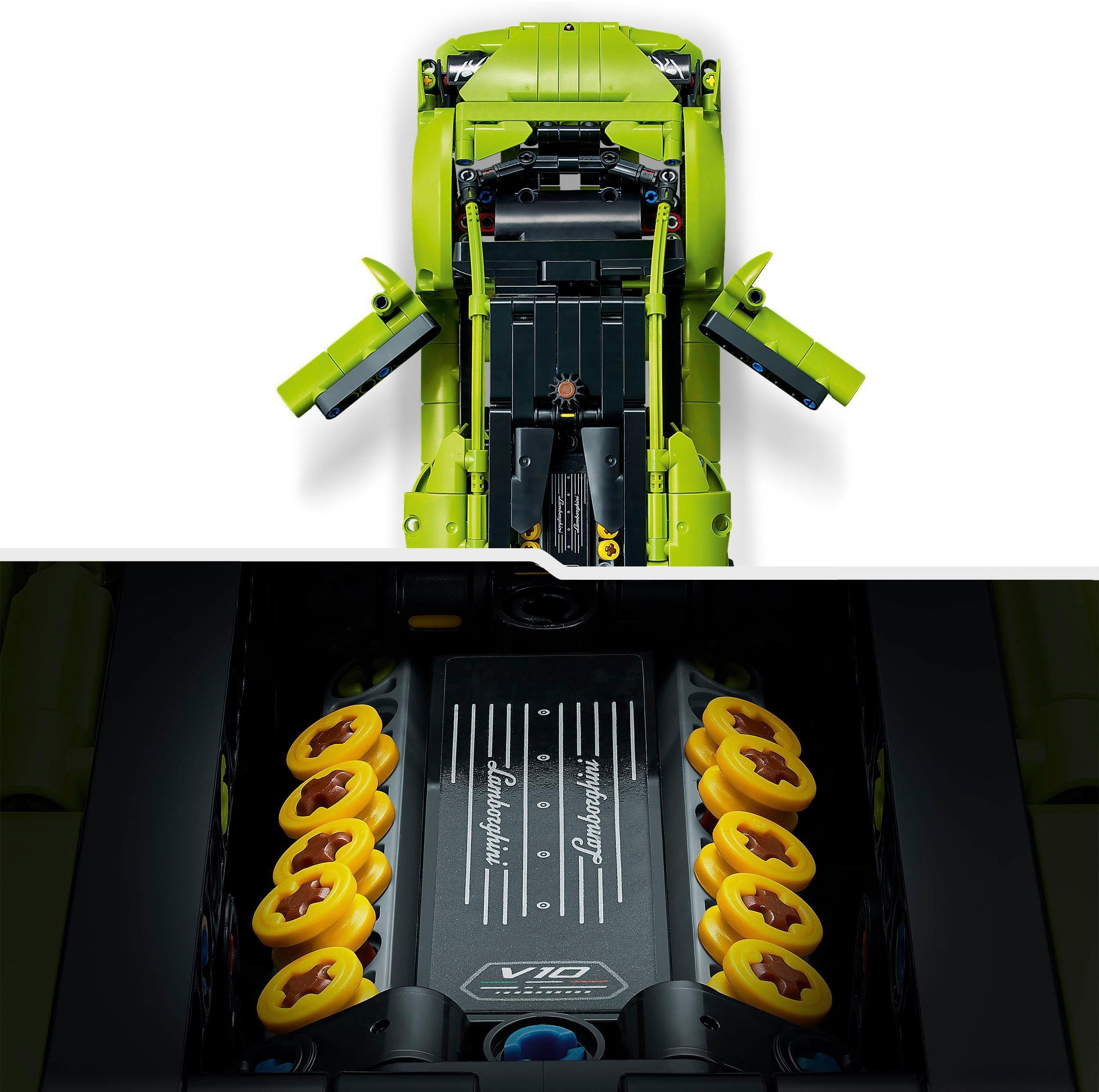 LEGO® Konstruktionsspielsteine Lamborghini Huracán Tecnica (42161), LEGO® Technic, (806 St), Made in Europe