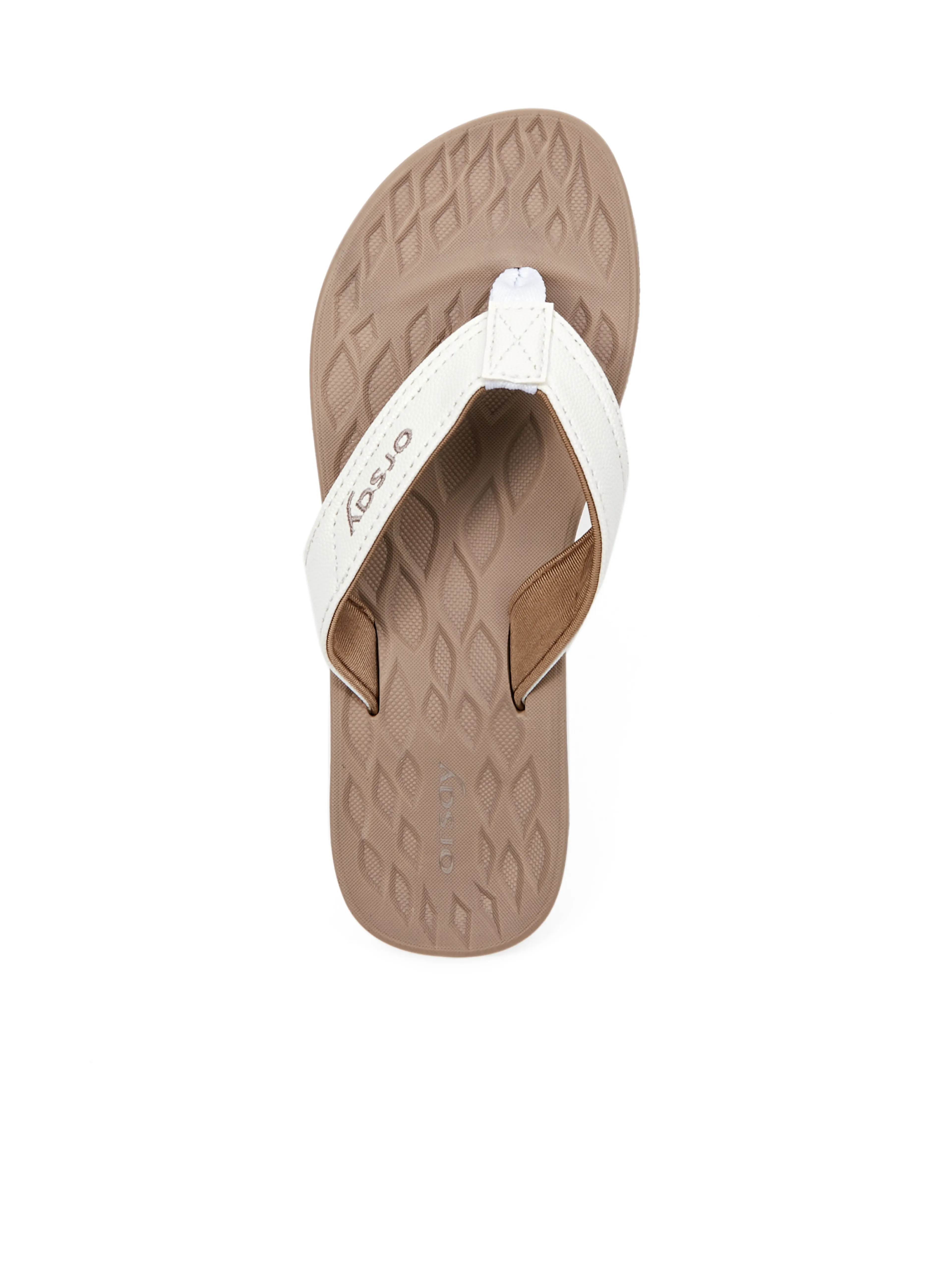 Weiße und beige Damen-Flip-Flops ORSAY