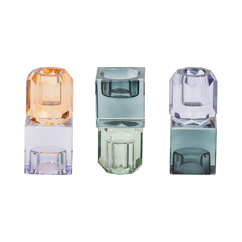 Home Lysholder Pop 5,5x11 cm, krystall duo
