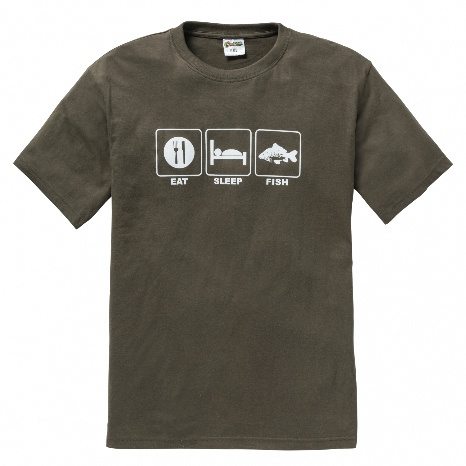 Herren T-Shirt Eat Sleep Fish
