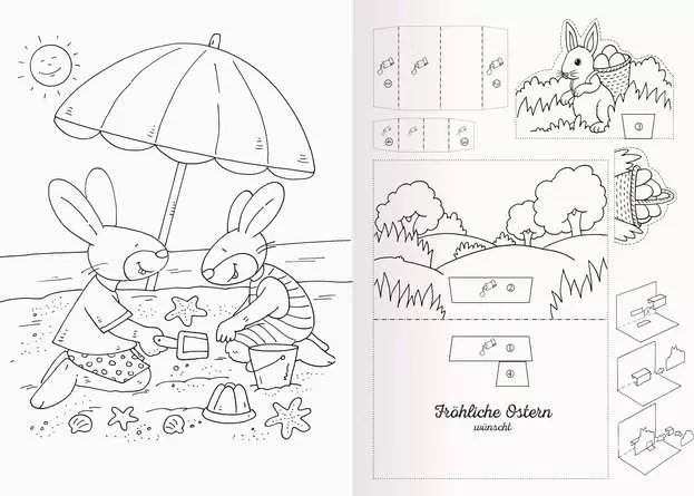 Malen – Rätseln – Basteln: Ostern
