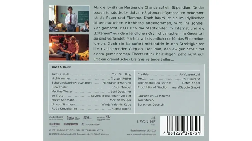 Das fliegende Klassenzimmer (Hörspiel zum Kinofilm