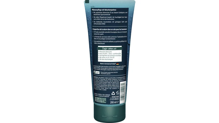 Kneipp Men 2in1 Duschtonic Haut & Haar 200 ml