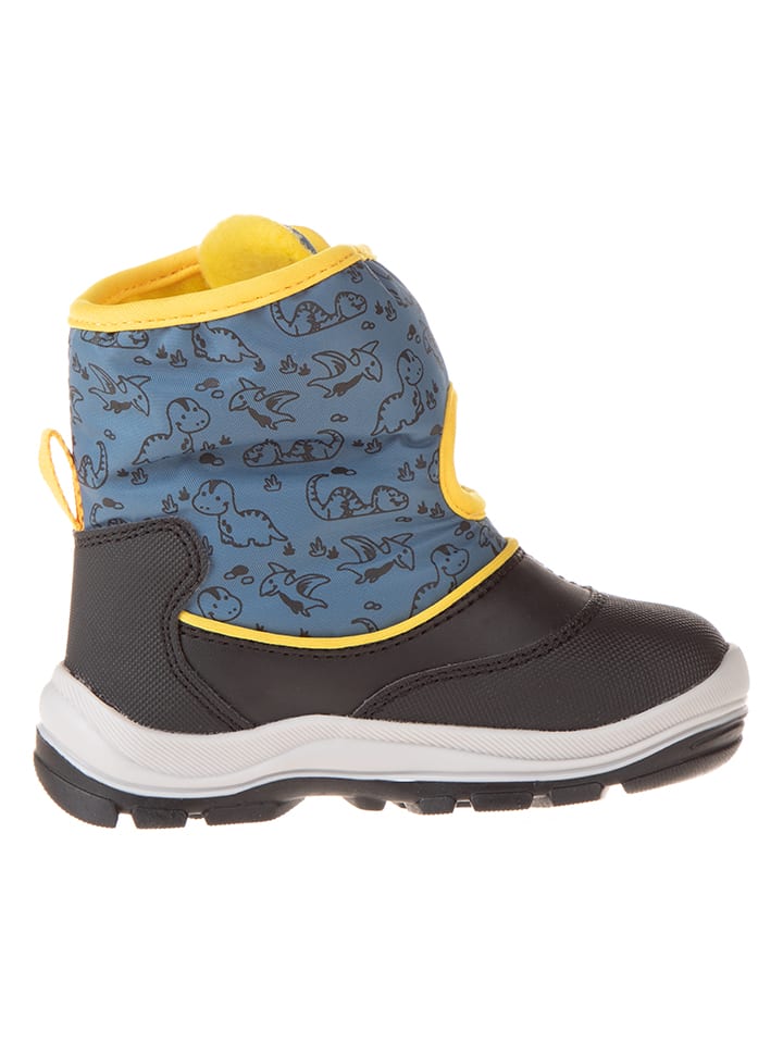 Geox Leder-Winterstiefel in Blau günstig kaufen