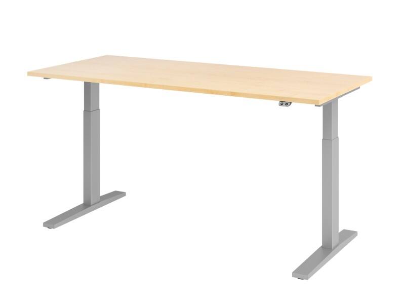 Hammerbacher Steh-Sitz-Schreibtisch VXMKA19/3/S Ahorn 1800 mm x 800 mm