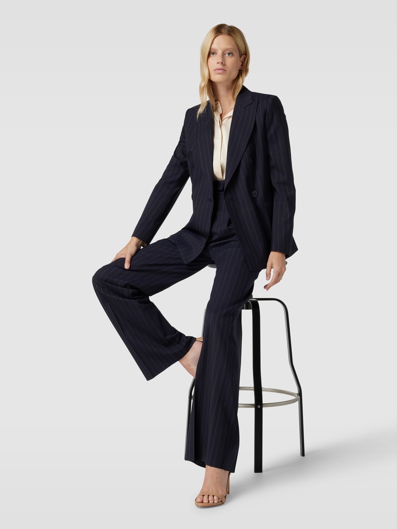 Blazer mit Nadelstreifen Modell 'SELLA' in dunkelblau