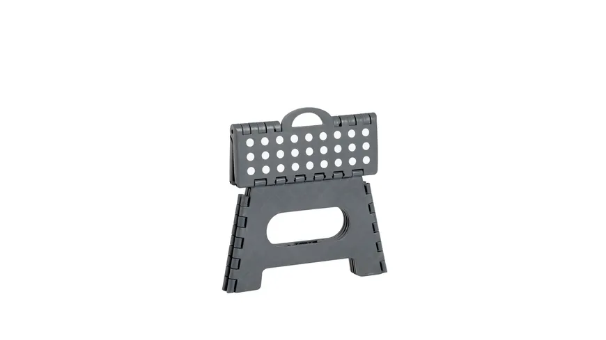 zeller Klapphocker grau