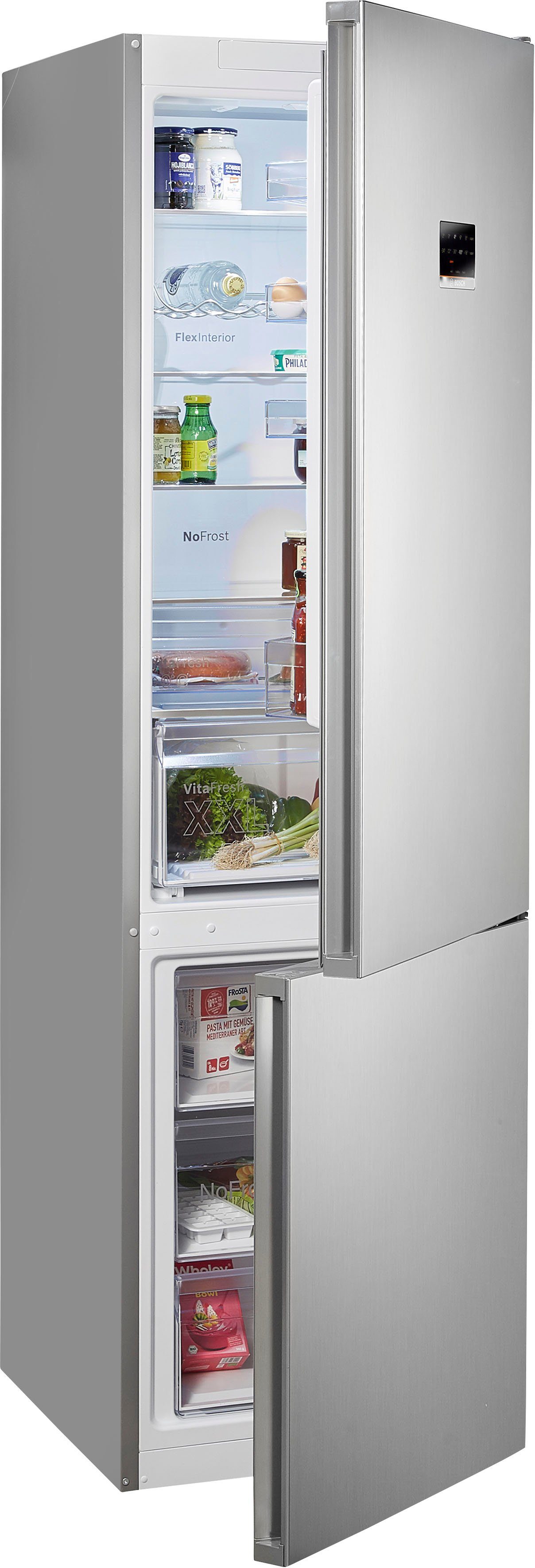 BOSCH Kühl-/Gefrierkombination KGN397LDF, 203 cm hoch, 60 cm breit