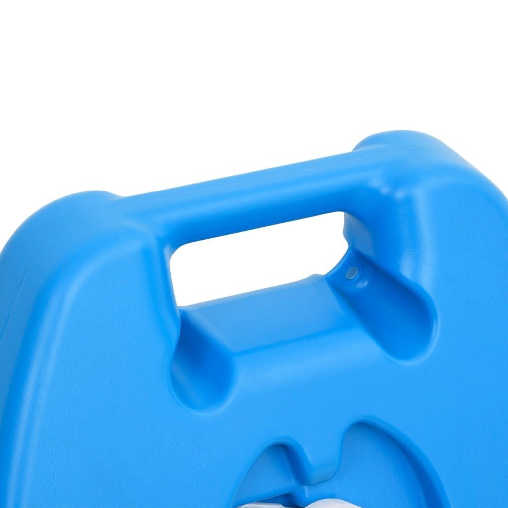 vidaXL Campingtoilette Camping-Wassertank mit Rollen 25 L Blau