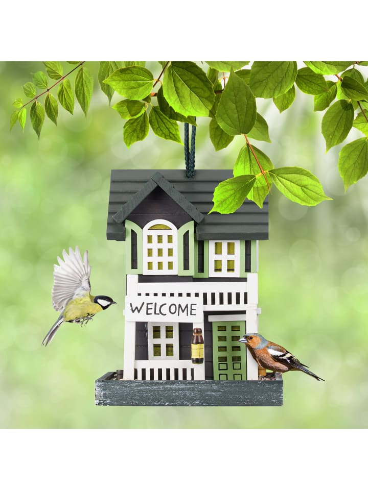 relaxdays Vogelfutterhaus in Bunt günstig kaufen onesize