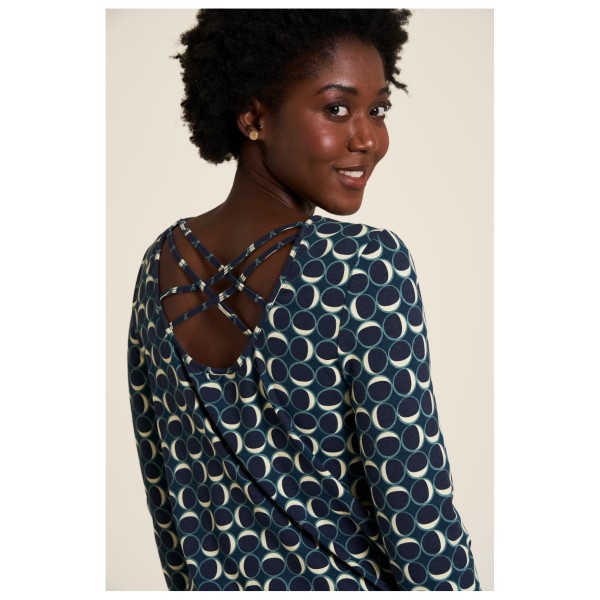 Tranquillo - Women's Jersey-Shirt mit Rückendetails - Longsleeve