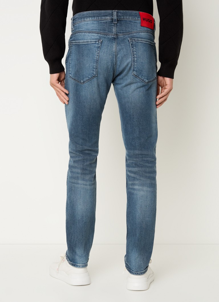 Blugi HUGO BOSS slim fit, spălare medie