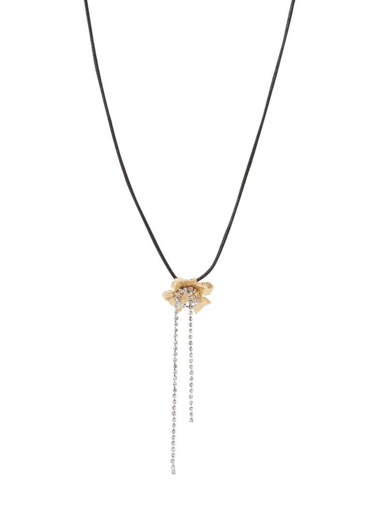 Collana girocollo Maje Flower con pietra di vetro