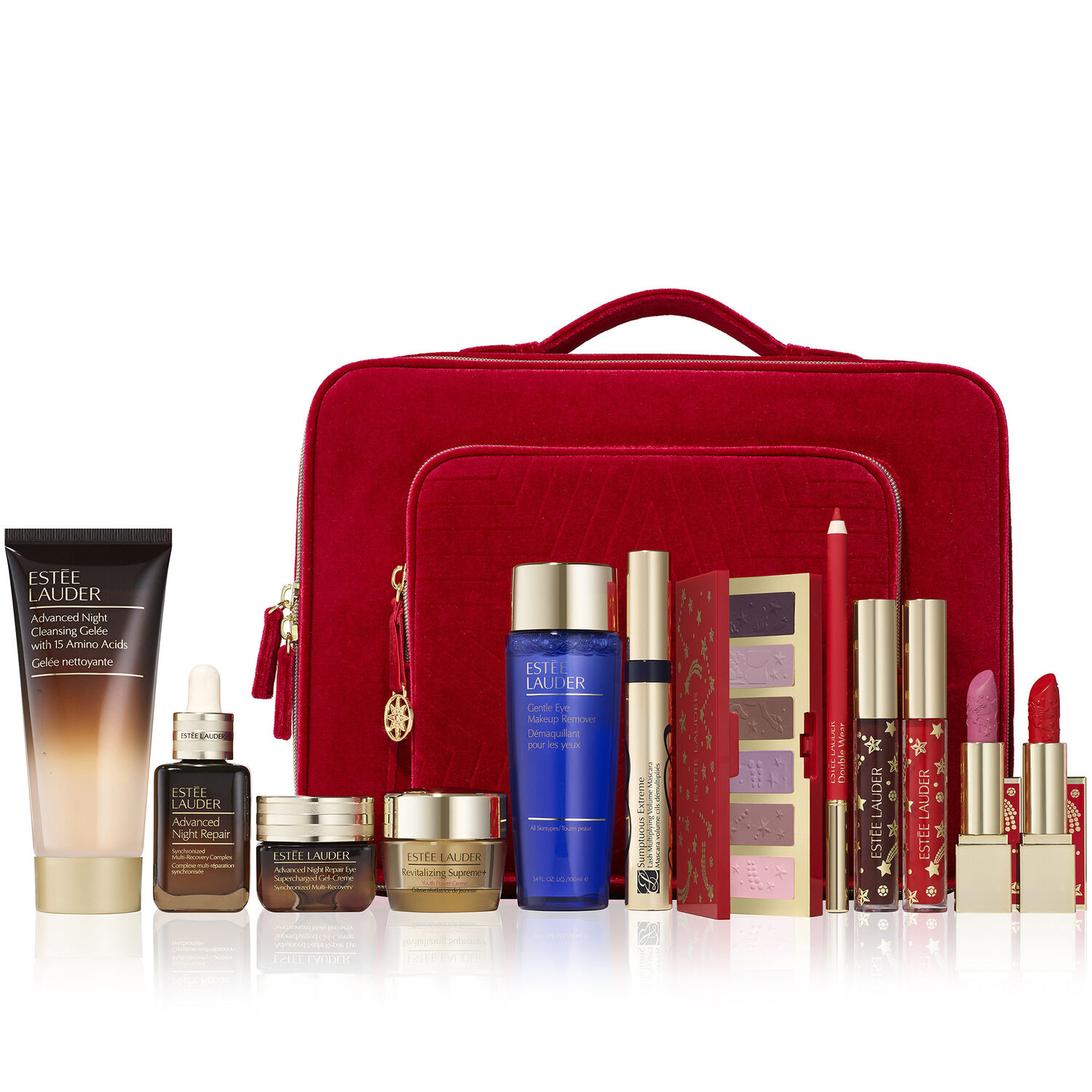 Estée Lauder Blockbuster Coffret Rituel de Soin Visage et Maquillage 12 Produits