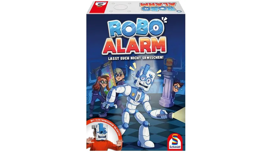 Schmidt Spiele - ROBO ALARM - Lasst euch nicht erwischen!, Kinderspiel