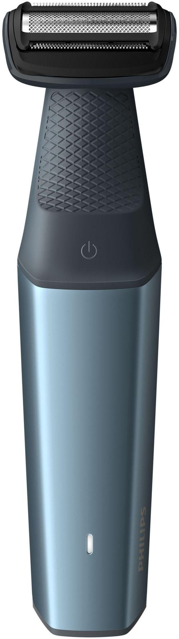 Philips Elektrokörperrasierer Series 3000 BG3015/15, Aufsätze: 3, Langhaartrimmer, Bodygroom