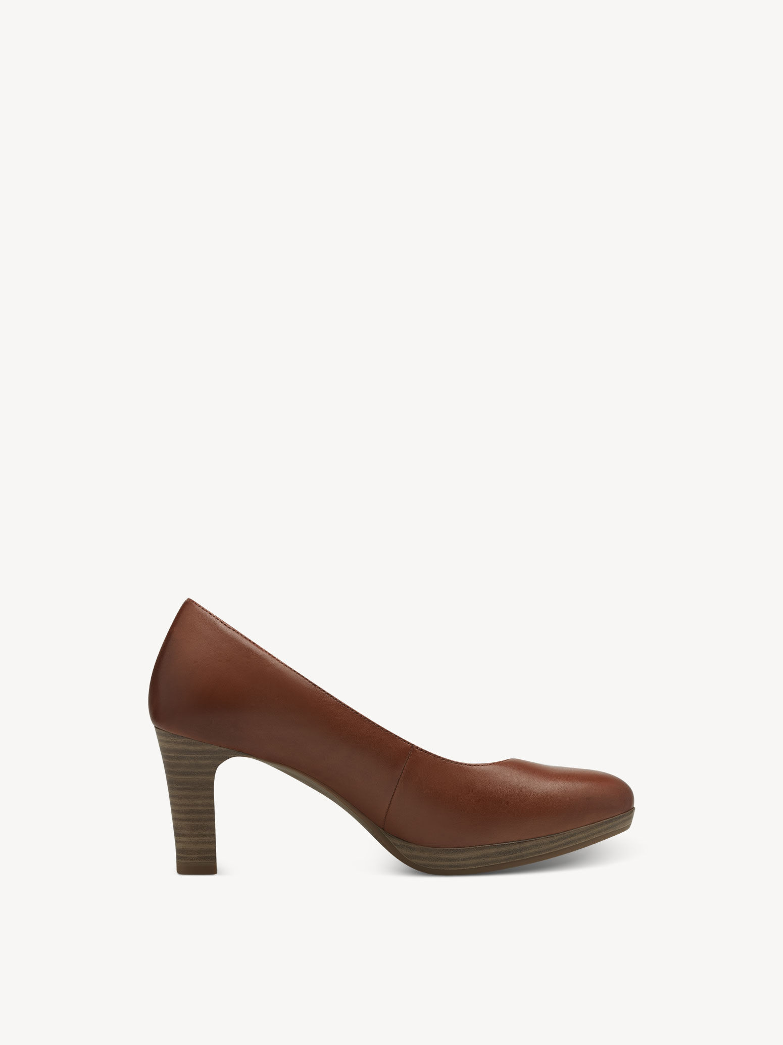 Escarpin en cuir - marron