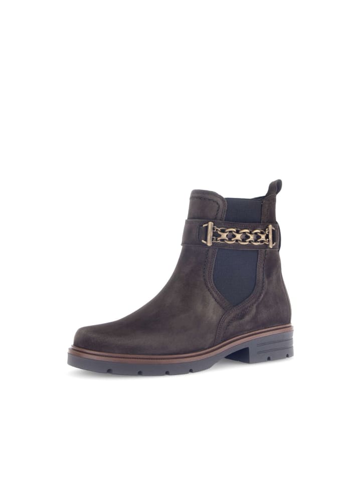 Gabor Fashion Chelsea Boots in braun günstig kaufen