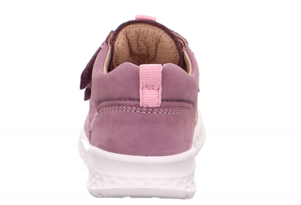 BREEZE - Lila/Rosa Sneaker low mit Klettverschluss