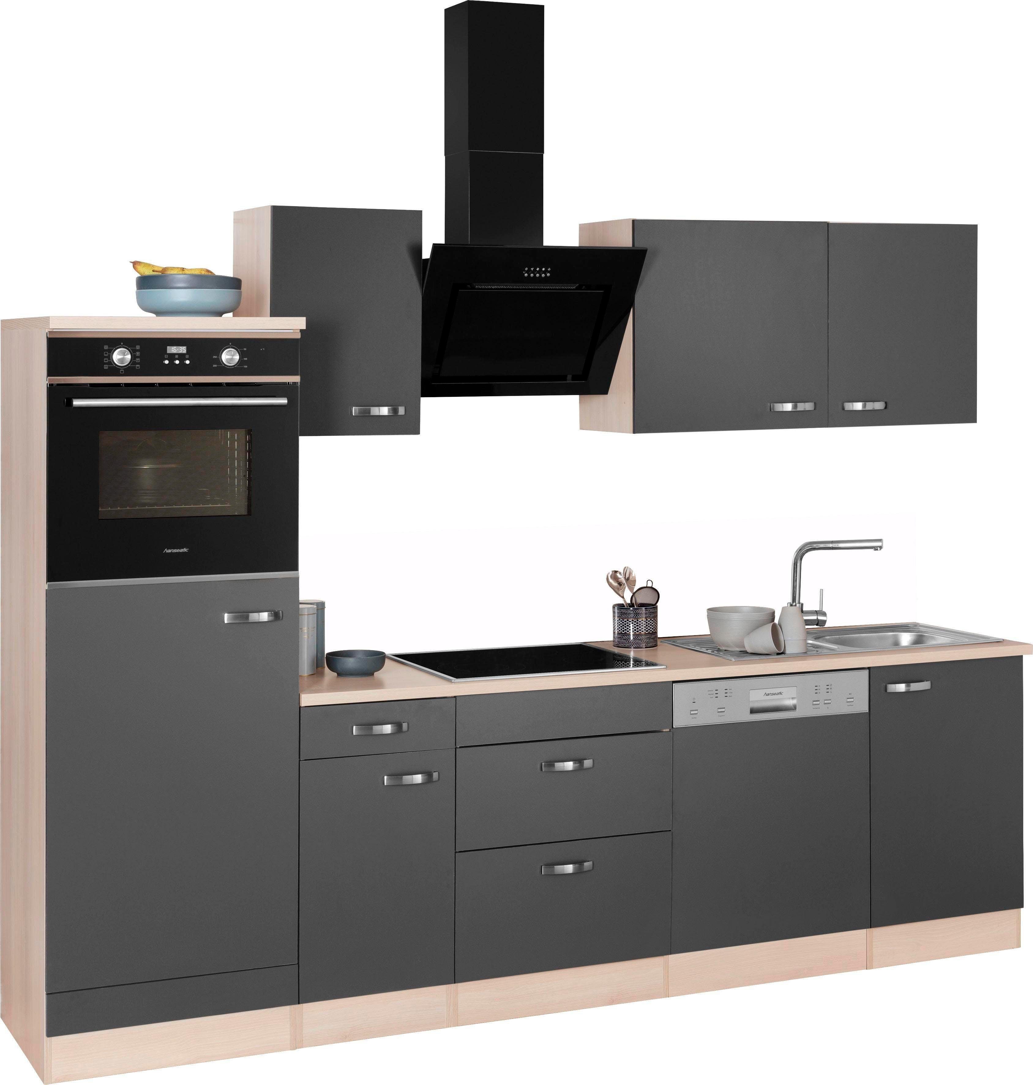 OPTIFIT Küchenzeile Faro, mit Hanseatic E-Geräten, Breite 270 cm