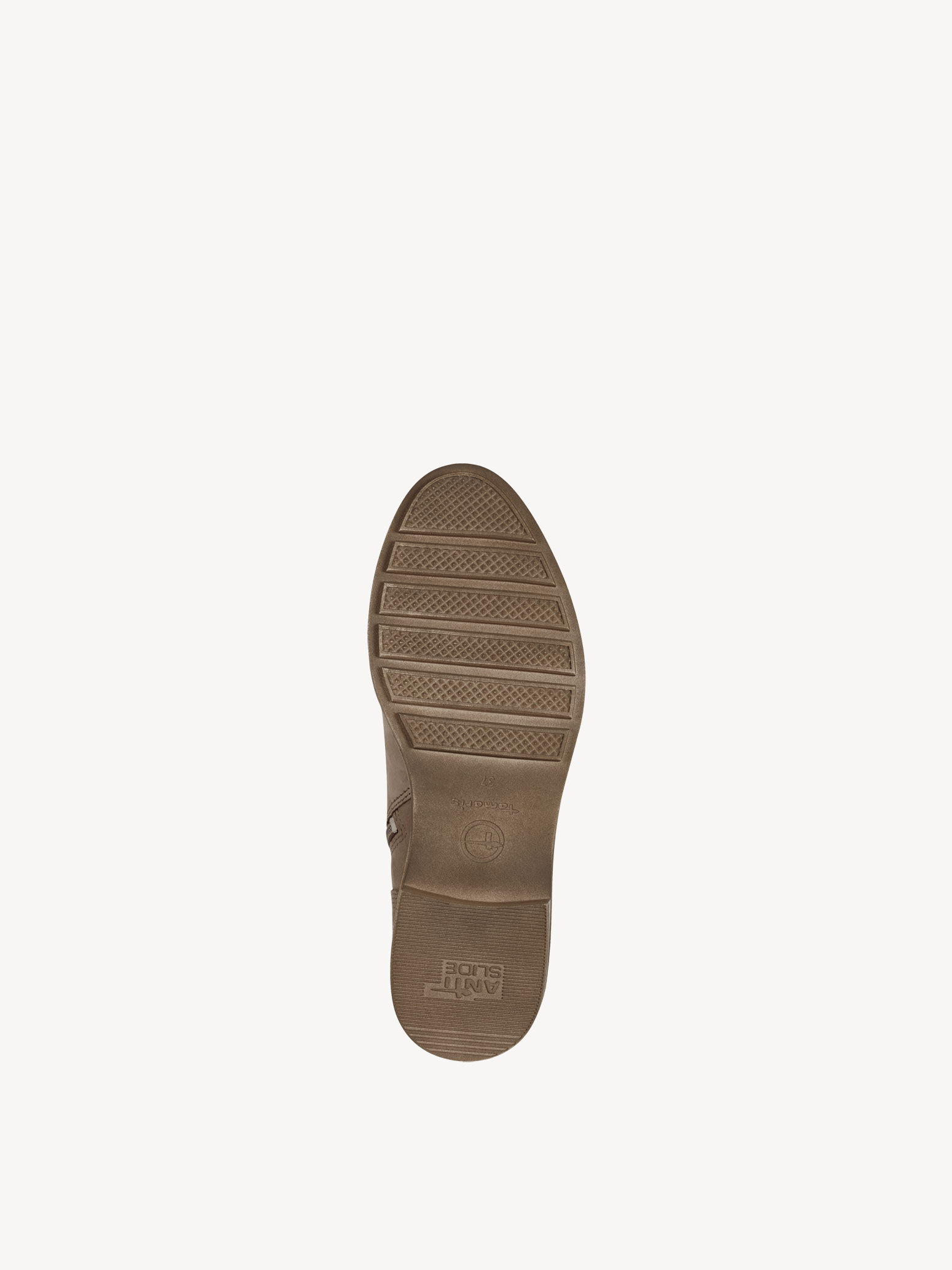 Bottine en cuir - beige