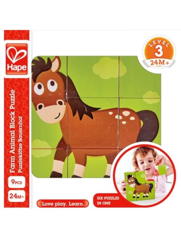 Hape  Blockpuzzle Bauernhof günstig kaufen onesize