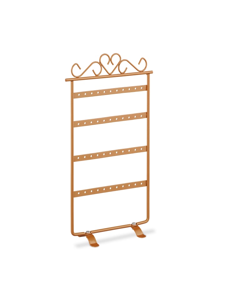 relaxdays Ohrringhalter in Bronze - (B)16,5 x (H)30,5 x (T)6,5 cm günstig kaufen onesize