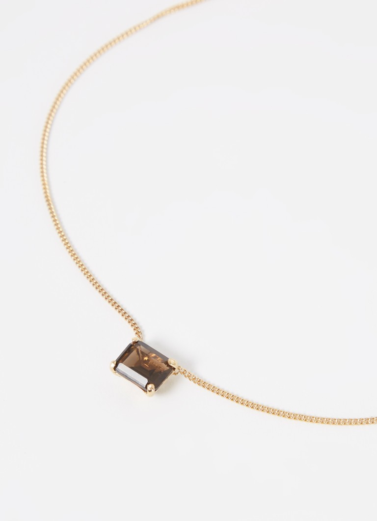 Wouters & Hendrix  Fijne ketting met smokey kwarts