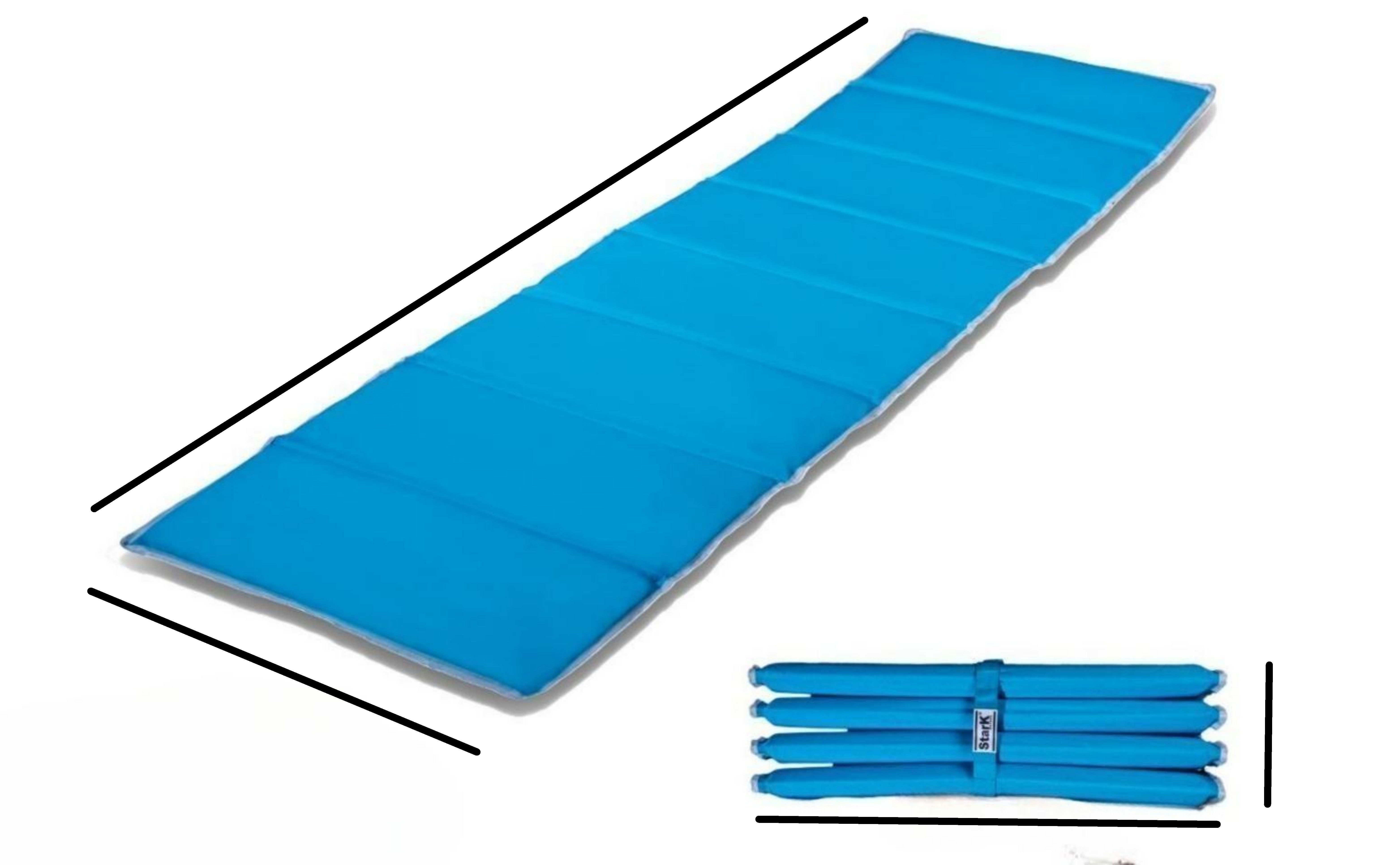 StarK Multifunktionsliege 4in1 Strandmatte-Wasserhängematte für Pool und Strand-, Bequeme Sonnenliegen Auflage, -Gepolsterte Auflage für Gartenliege, - Faltbare Camping Isomatte