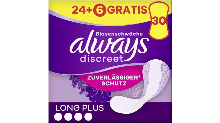 Always Discreet Inkontinenz Long Plus 24 Stück