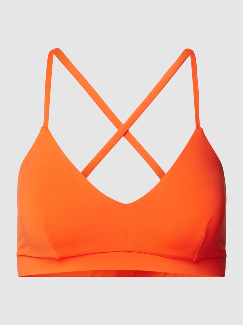 Bikini-Oberteil mit Spaghettiträgern in orange