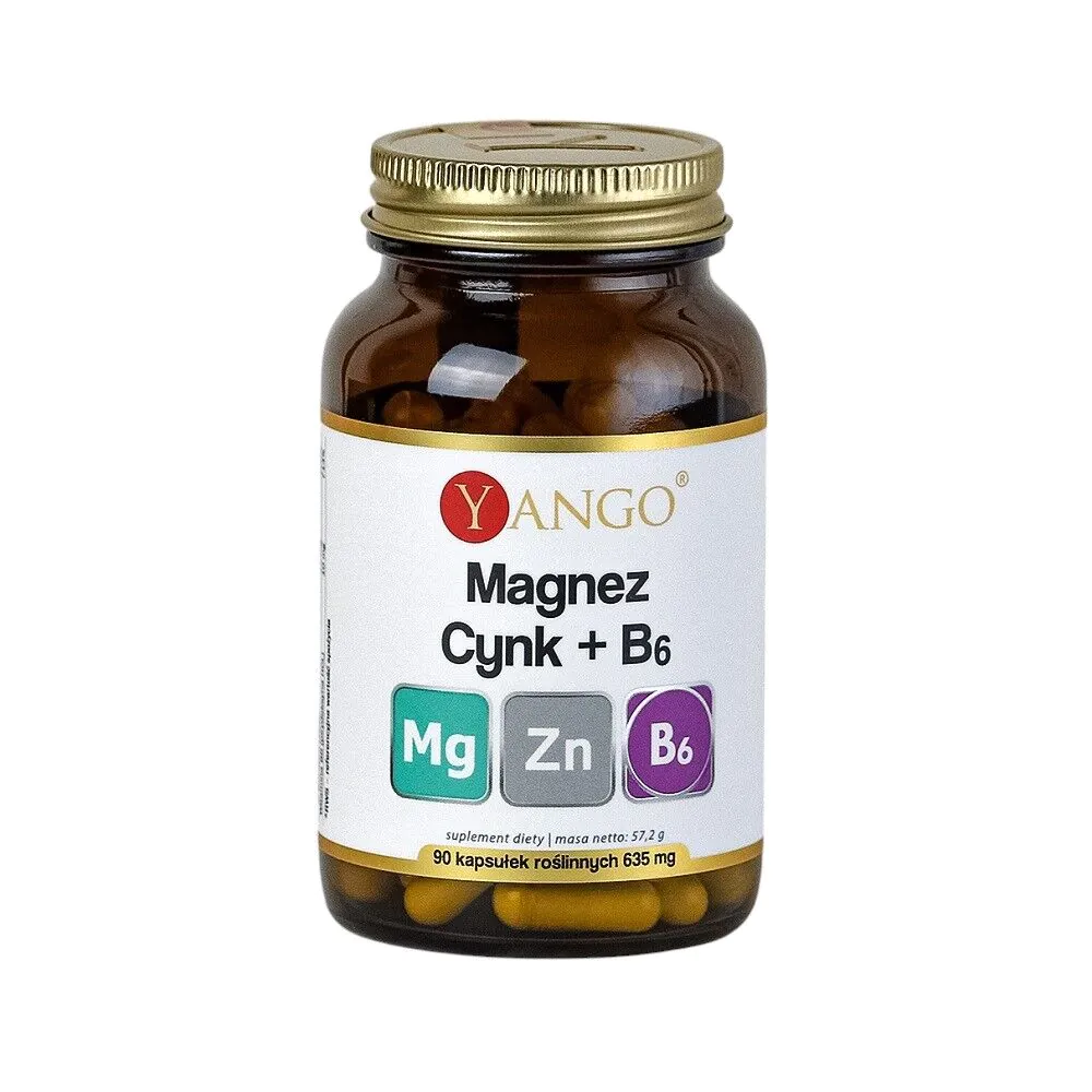 Yango magnio + cinko + vitamino B6 kapsulės