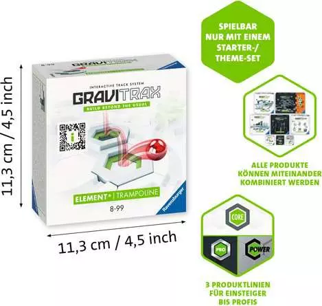 GraviTrax Element Trampoline - Kugelbahn-Erweiterung für Kinder ab 8 Jahren