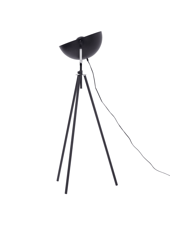Beliani Stehleuchten THAMES in Schwarz/Gold - (W) 60 x (H) 170 x (L) 60 cm günstig kaufen onesize