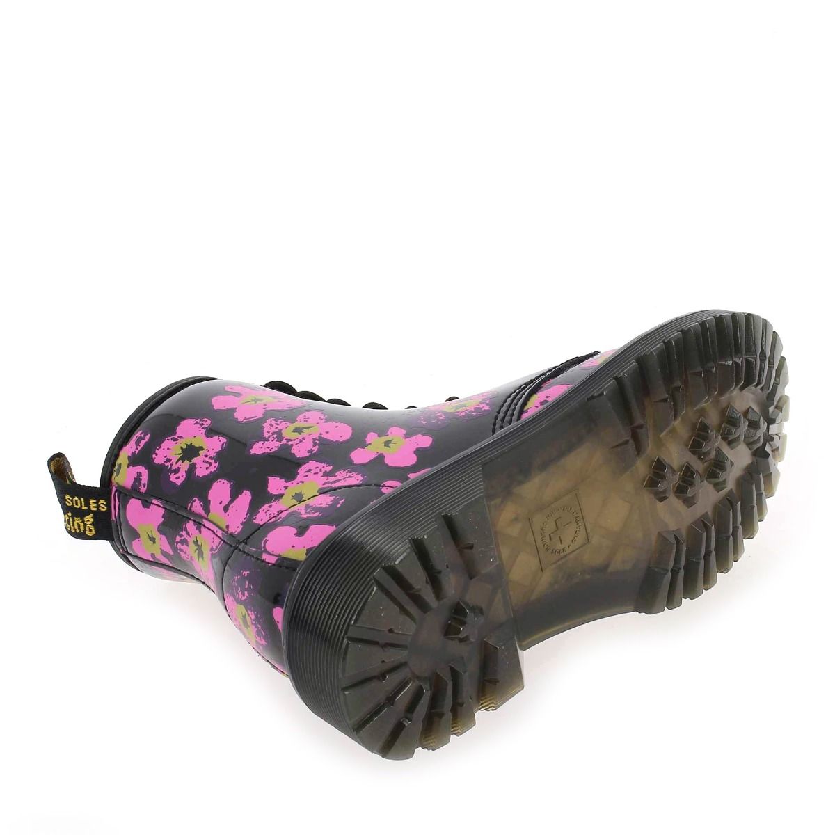 Dr Martens  1460 J PANSY FAYRE - Noir Fuchsia