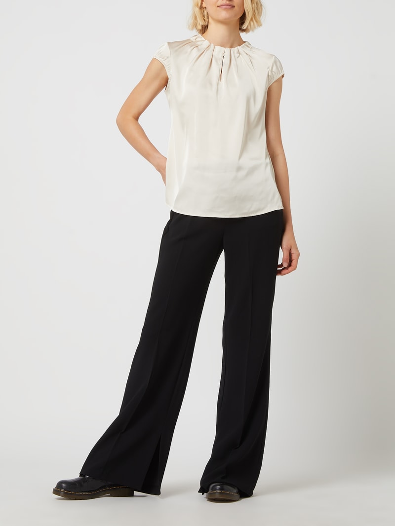 Blusenshirt mit Allover-Muster in sand