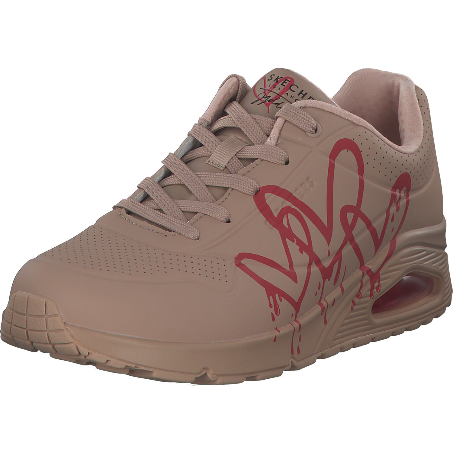 Skechers 177980, Schnürschuhe, Damen, natural/red