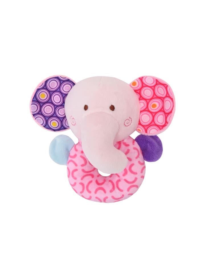 Lorelli Baby Rassel Plüsch-Tiere in rosa günstig kaufen onesize