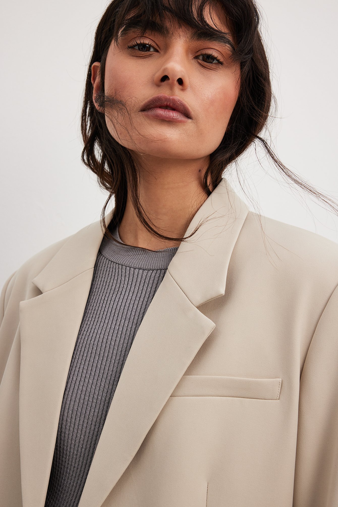 Lässiger Blazer mit Oversize-Passform