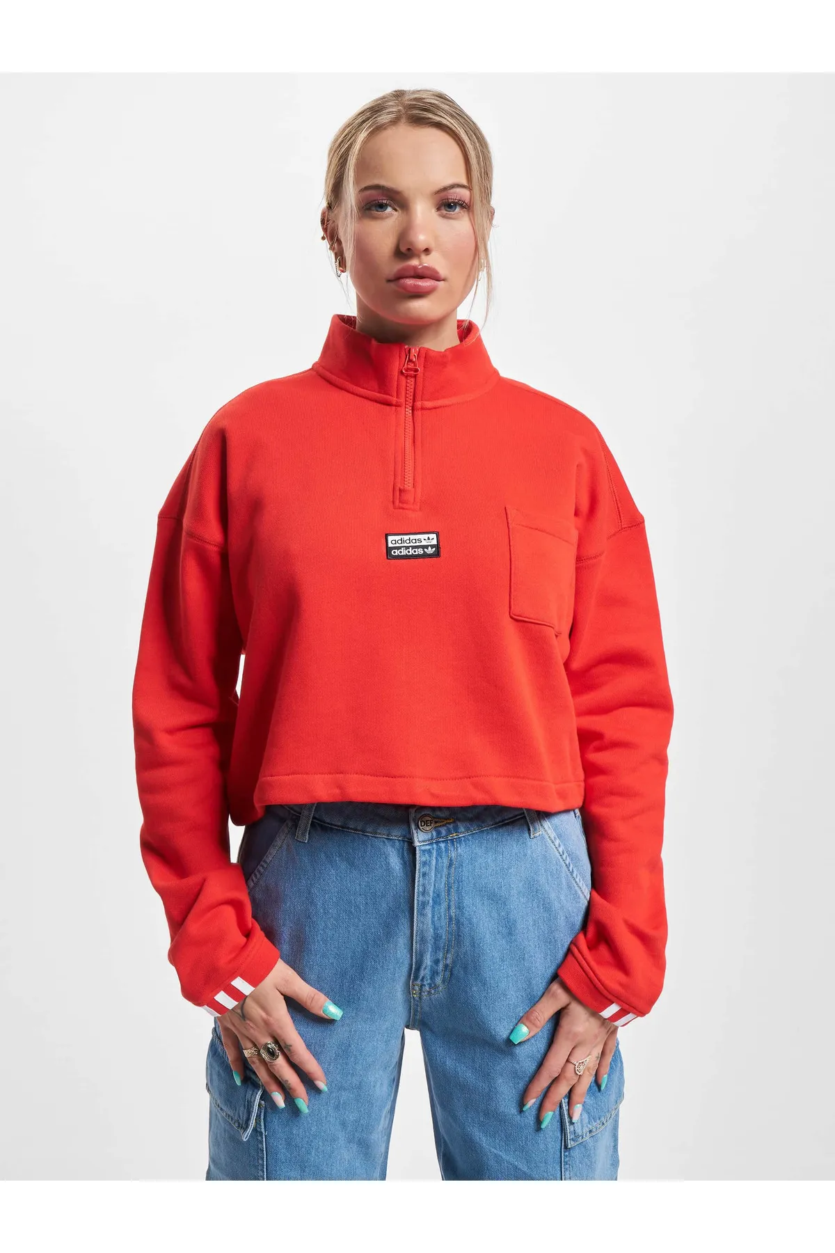 adidas  Damen adidas Cropped Sweat W Hoodie