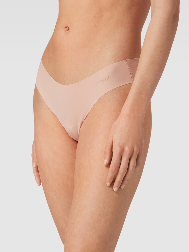 Slip im unifarbenen Design Modell 'ZERO MICROFIBRE 2.0' in beige